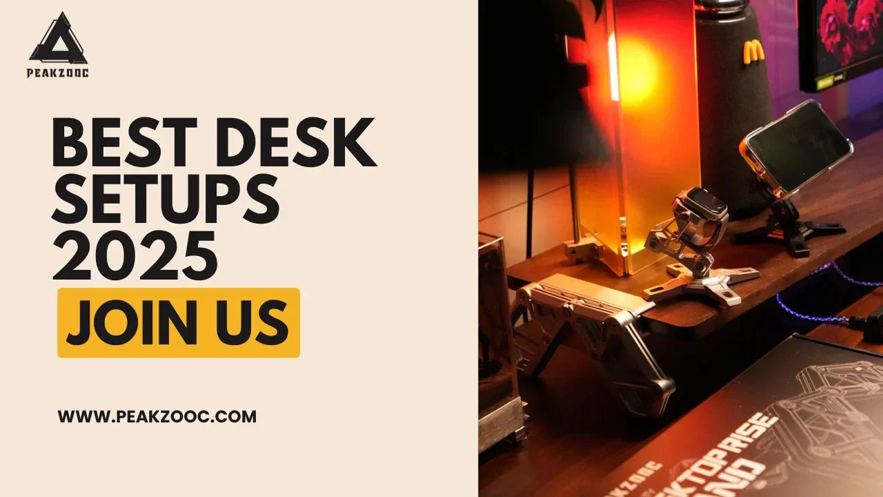 Best Desk Setups 2025: 10 Styles & Join Our Christmas Challenge - Peakzooc