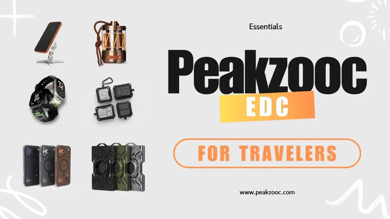 Smart Everyday Carry (EDC) Essentials for Frequent Travelers ✈️ - Peakzooc