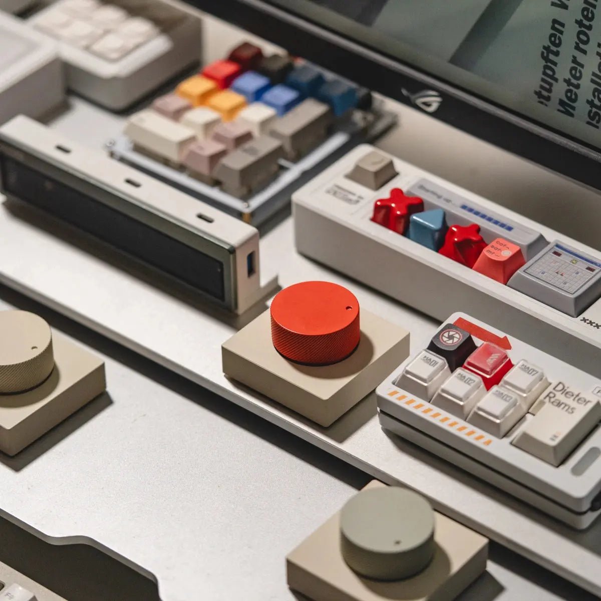 Desktop Custom Volume Knob Desk Aluminum Control Knob Anodized - SilverPEAKZOOC