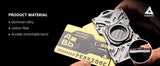 metal glow wallet