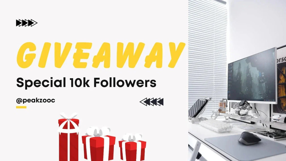 Celebrate with Peakzooc: Join Our Desk Setup Giveaway - Peakzooc