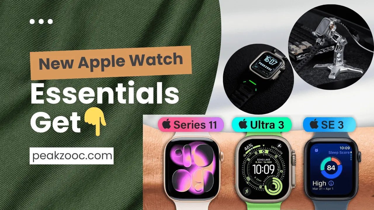 New Apple Watch Essentials — Strap & Stand from Peakzooc - Peakzooc