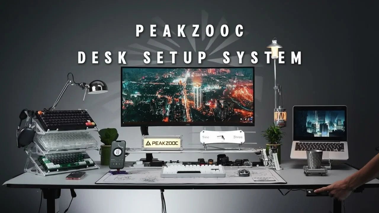 Peakzooc Desk Setup System - Build Your Ultimate Workspace - Peakzooc