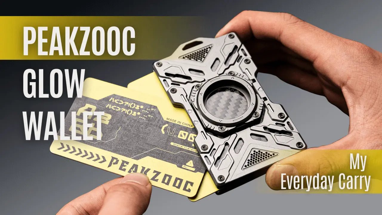Peakzooc Glow Wallet — MagSafe Ready, Glow-in-the-Dark, and Built for 15 Cards