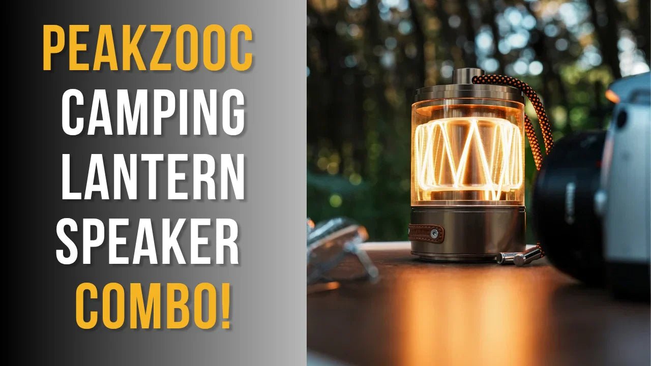 Peakzooc Rhythm Light - A Cool Camping Lantern Speaker Combo! - Peakzooc