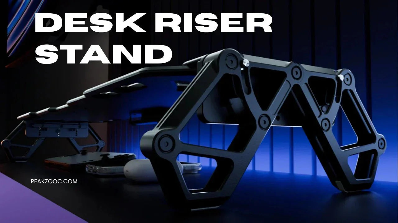 This Metal Riser Completely Changed My Desk Setup - Peakzooc