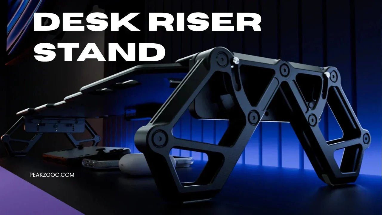This Metal Riser Completely Changed My Desk Setup - Peakzooc