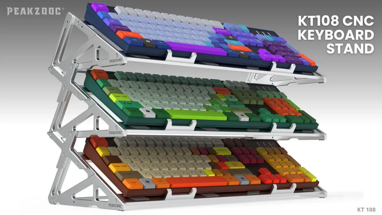 Where Storage Meets Art: The Upcoming KT108 CNC Keyboard Stand - Peakzooc