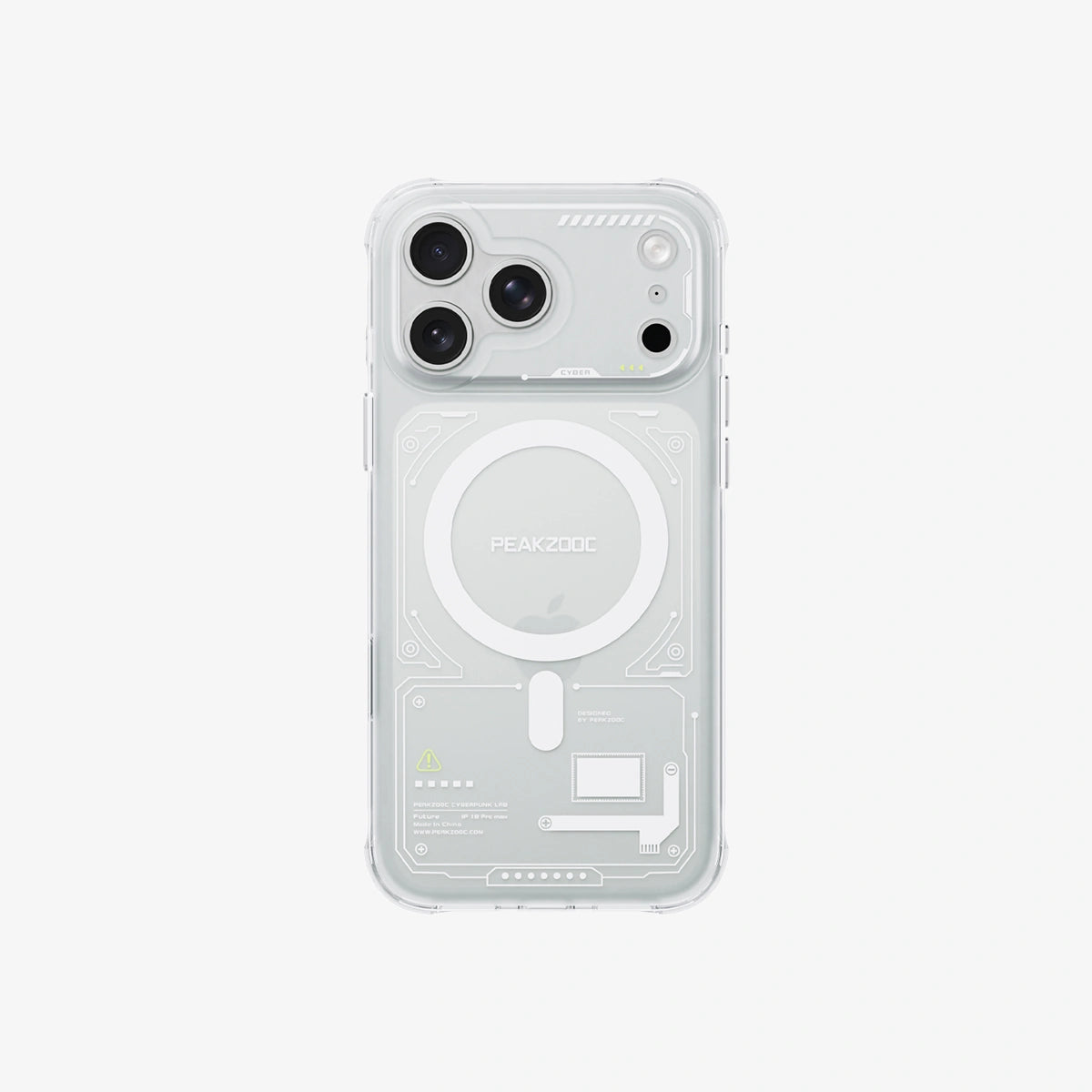 Peakzooc Neuron Series MagSafe Case for iPhone18 ProMax_white