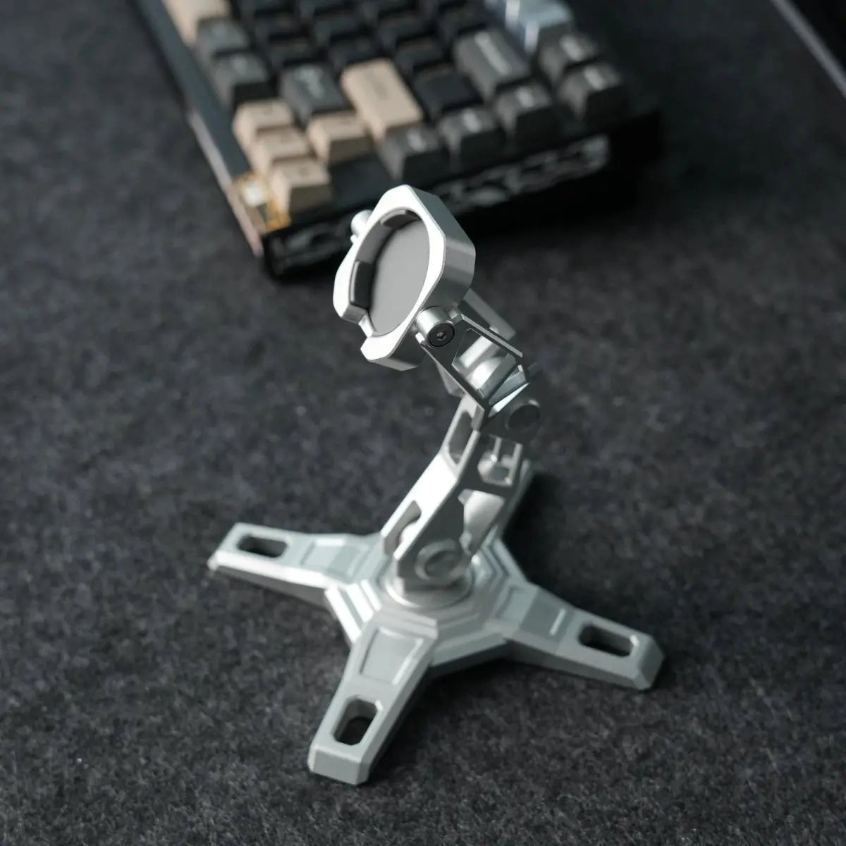 Apple Watch Charger Stand - Peakzooc Robotic Arm Metal Dock StandSilverPEAKZOOC