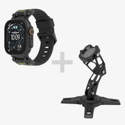 Apple Watch Sport Band & Apple Watch Charger Dock BundleBlackPEAKZOOC