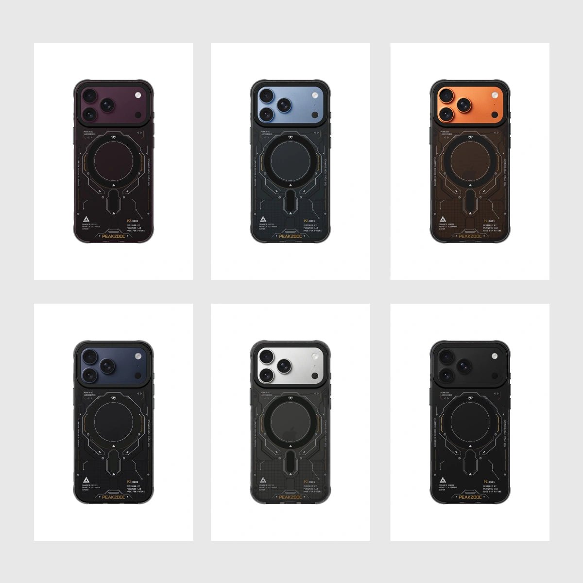 Dark Grid Series Protective Case for iPhone 17 & 18_product_vendor
