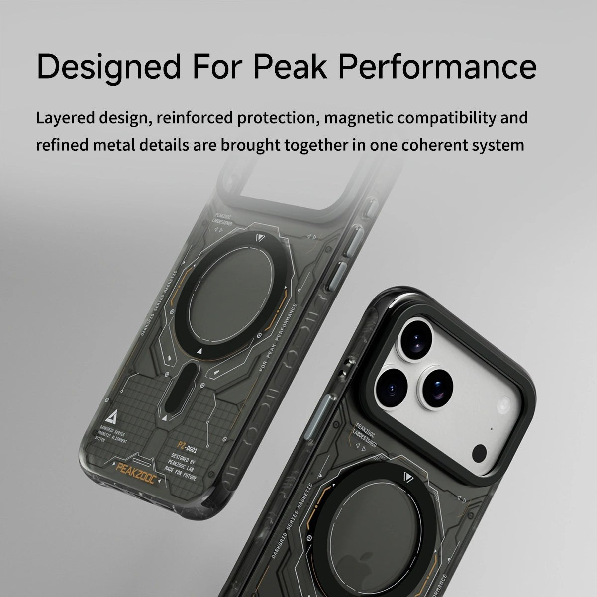 Dark Grid Series Protective Case for iPhone 17 & 18_product_vendor