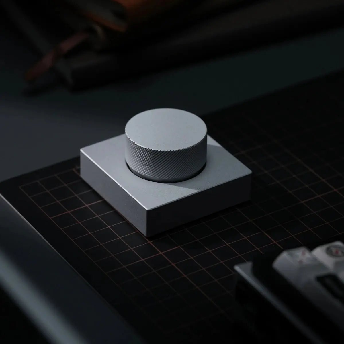 Desktop Custom Volume Knob Desk Aluminum Control Knob Anodized - SilverPEAKZOOC