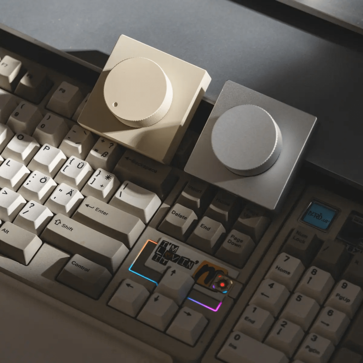 Desktop Custom Volume Knob Desk Aluminum Control Knob Anodized - SilverPEAKZOOC