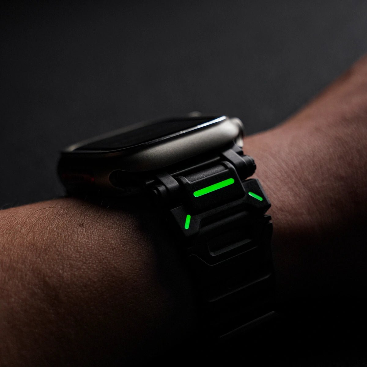 FKM Glow Sport Band for Apple Watch Ultra/Series – Peakzooc Tactical Strap_product_vendor