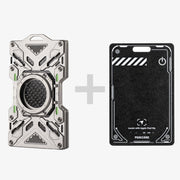 Glow Wallet & SlimTag Ultra - Thin Tracking Card – Never Lose Your Wallet Again BundleGreyPEAKZOOC