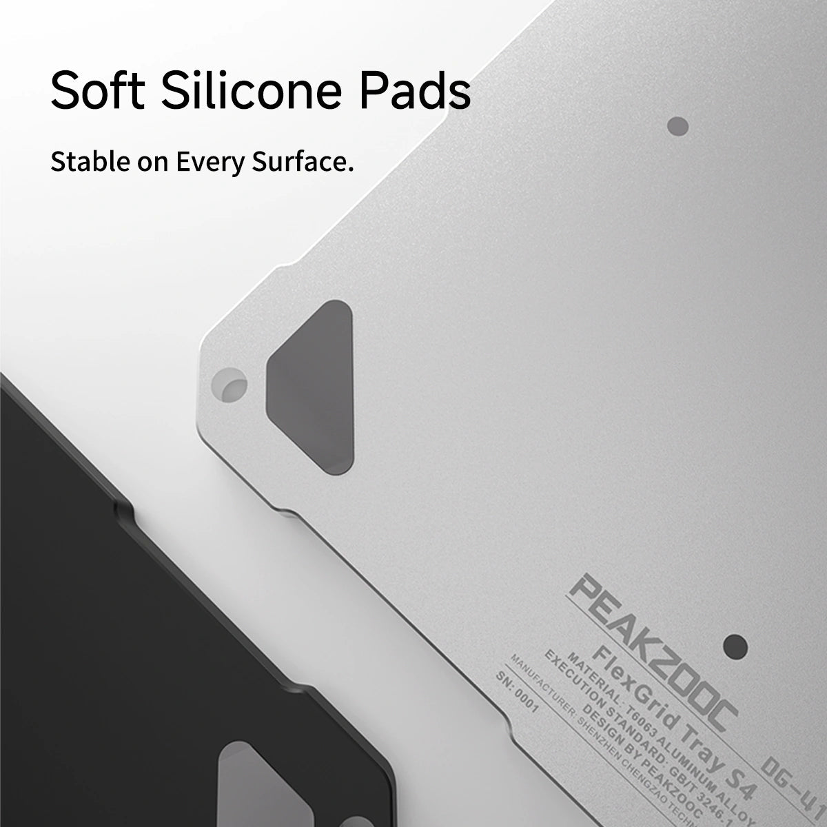 GRIDZONE Series CNC Aluminum Magnetic Modular Desk Tray_product_vendor
