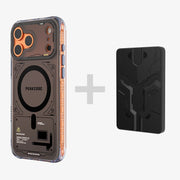 Neuron Series MagSafe Phone Case & AC01 Armor Core Power Bank BundleiPhone 17 Pro Translucent BlackPEAKZOOC