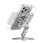 Neuron Series MagSafe Phone Case & MagSafe Phone Stand BundleiPhone 17 Pro Translucent WhitePEAKZOOC