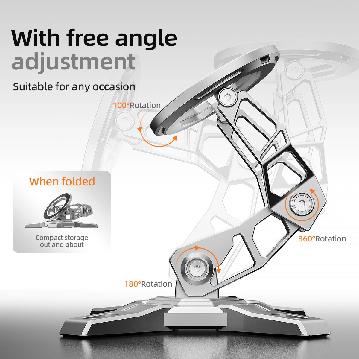 Neuron Series MagSafe Phone Case & MagSafe Phone Stand BundleiPhone 17 Pro Translucent WhitePEAKZOOC