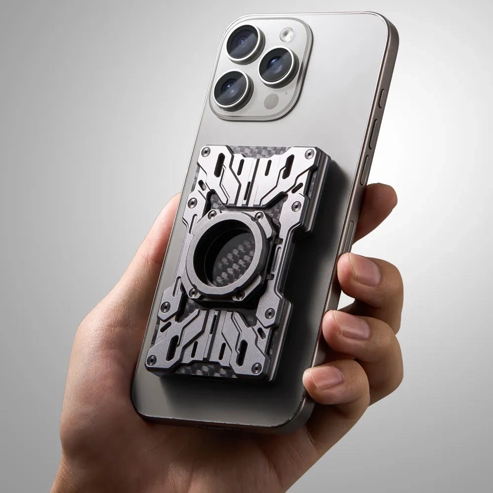 Neuron Series MagSafe Phone Case & Mech Guard Metal Wallet BundleiPhone 17 Pro Translucent WhitePEAKZOOC