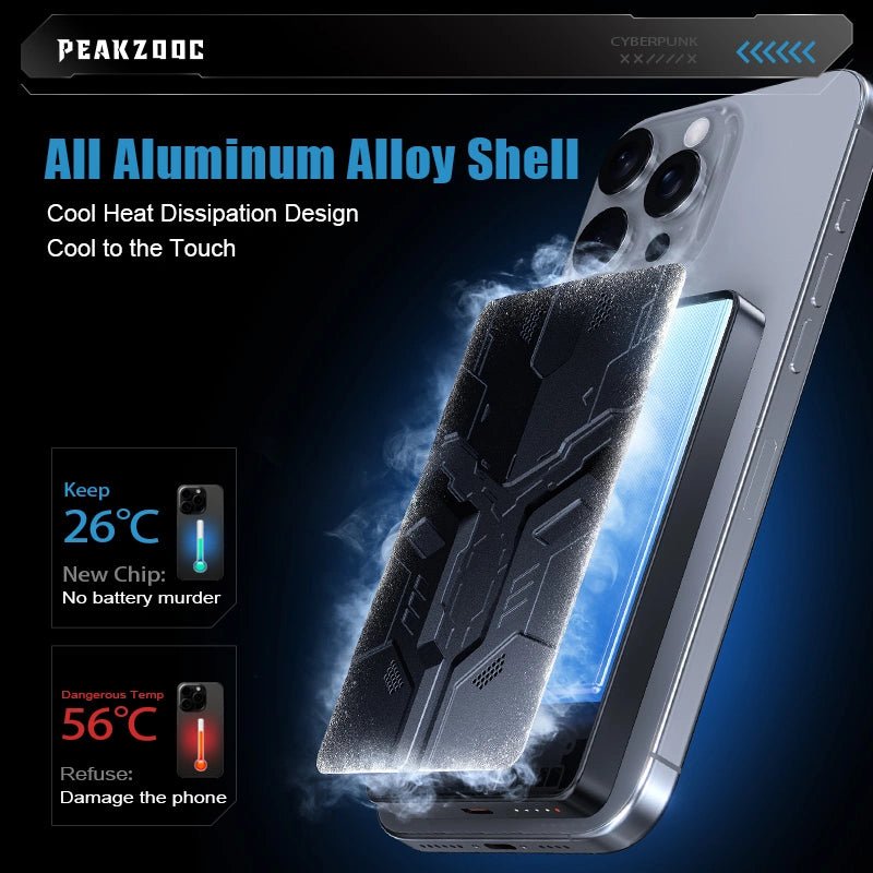 Peakzooc AC01 Armor Core Power Bank Ultra - Slim MagSafe Charger BlackPEAKZOOC