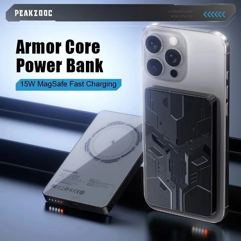 Peakzooc AC01 Armor Core Power Bank Ultra - Slim MagSafe Charger BlackPEAKZOOC
