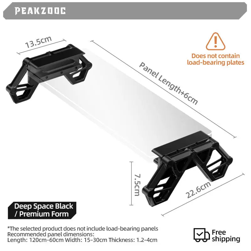 Peakzooc AR01 Armor Riser Mechanical Aesthetic Monitor Stand Desk Riser StandSilverPEAKZOOC