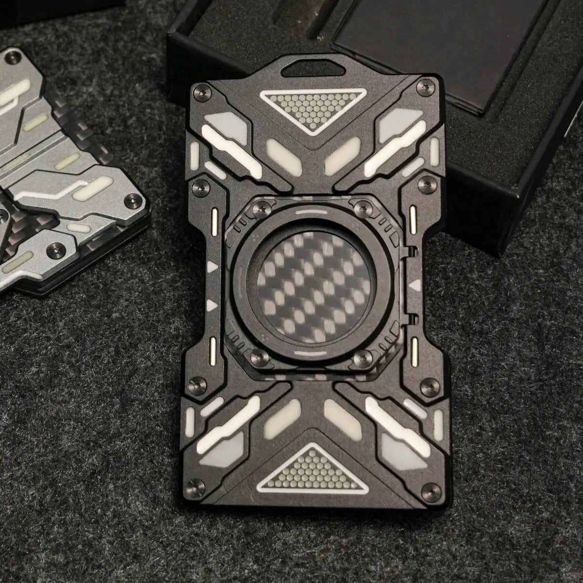 Peakzooc Custom Glow Wallet – RFID - Blocking Card Holder with Luminous WalletBlackPEAKZOOC