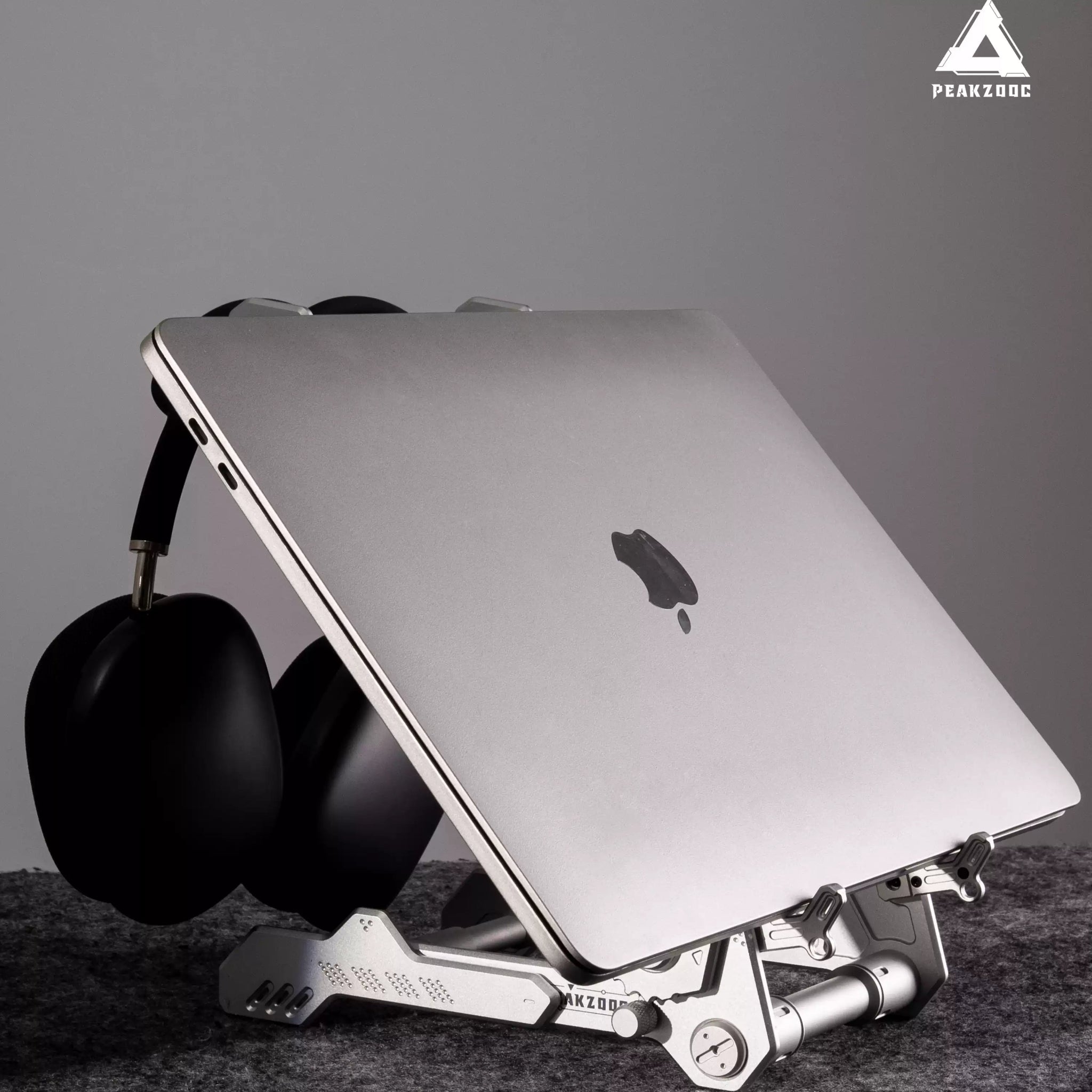 Peakzooc Cyber Stand Multi - Function Organizer Stand for Laptop, Phone, Controller StandSilverPEAKZOOC