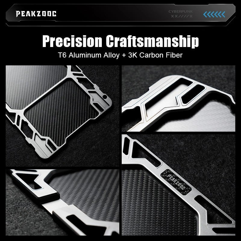 Peakzooc EDC Docking Station Organizer Modular Storage for Tech Gear and Tools OrganizergreyPEAKZOOC