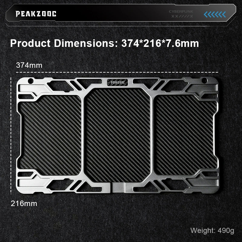 Peakzooc EDC Docking Station Organizer Modular Storage for Tech Gear and Tools OrganizergreyPEAKZOOC