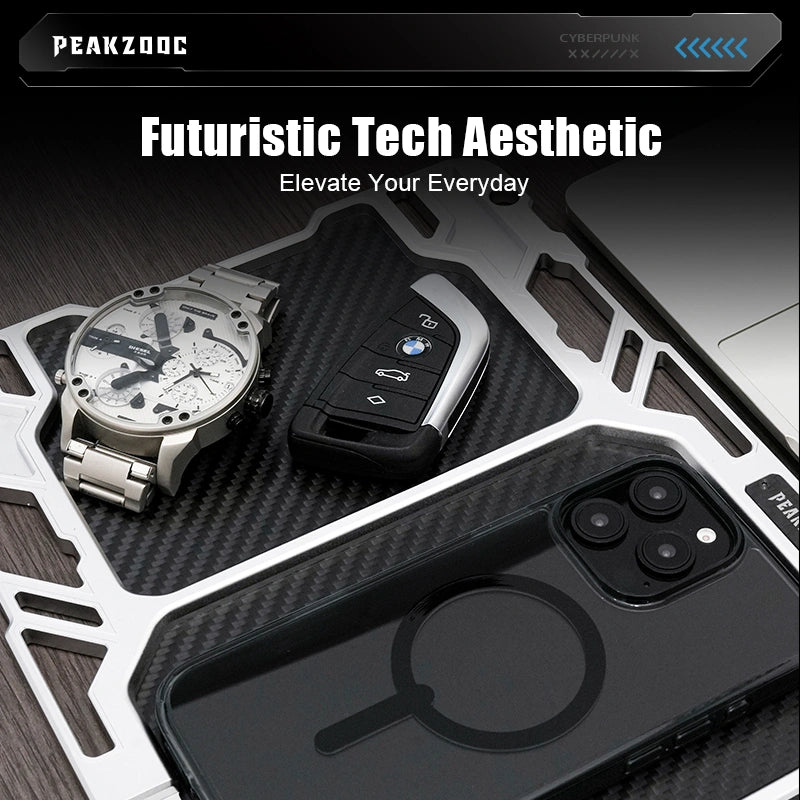 Peakzooc EDC Docking Station Organizer Modular Storage for Tech Gear and Tools OrganizergreyPEAKZOOC