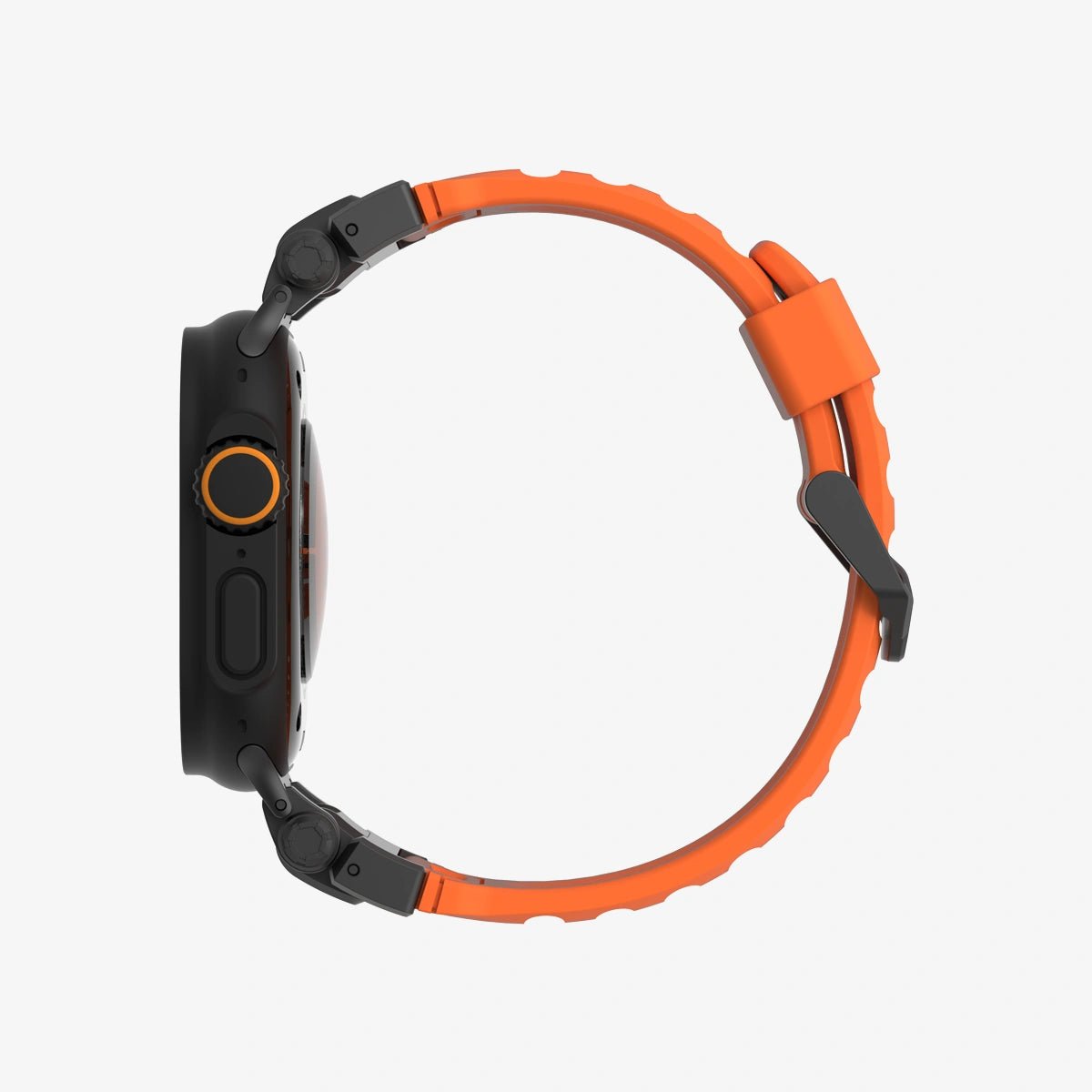 Peakzooc FKM Strap Techwear Glow Sport Band for Apple Watch Series / Ultra White(Glow)PEAKZOOC