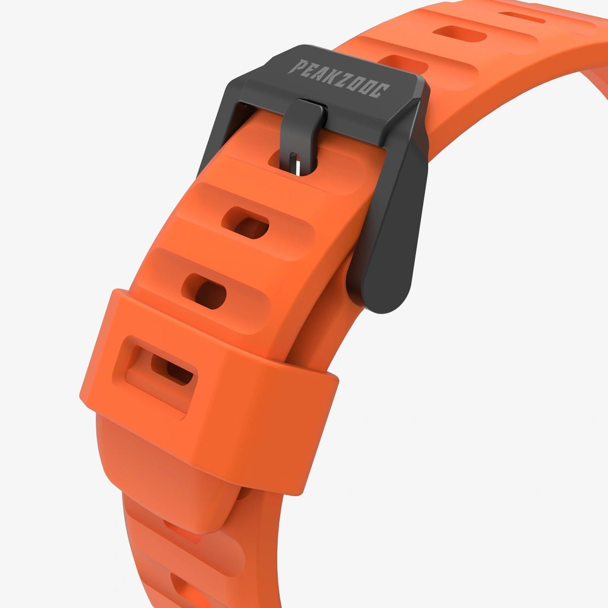 Peakzooc FKM Strap Techwear Glow Sport Band for Apple Watch Series / Ultra White(Glow)PEAKZOOC