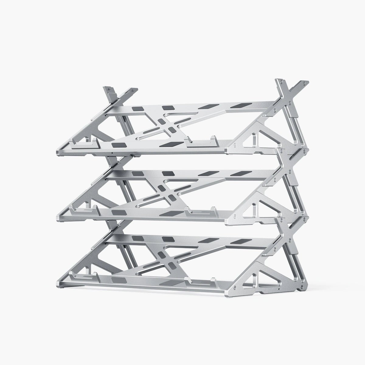 Peakzooc KT75/KT108 Apex Keyboard Display Stand – CNC Aluminum Keyboard Throne StandSilverPEAKZOOC