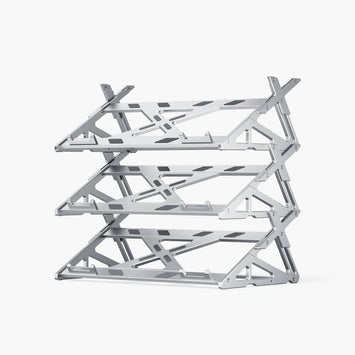 Peakzooc KT75/KT108 Apex Keyboard Display Stand – CNC Aluminum Keyboard Throne StandSilverPEAKZOOC