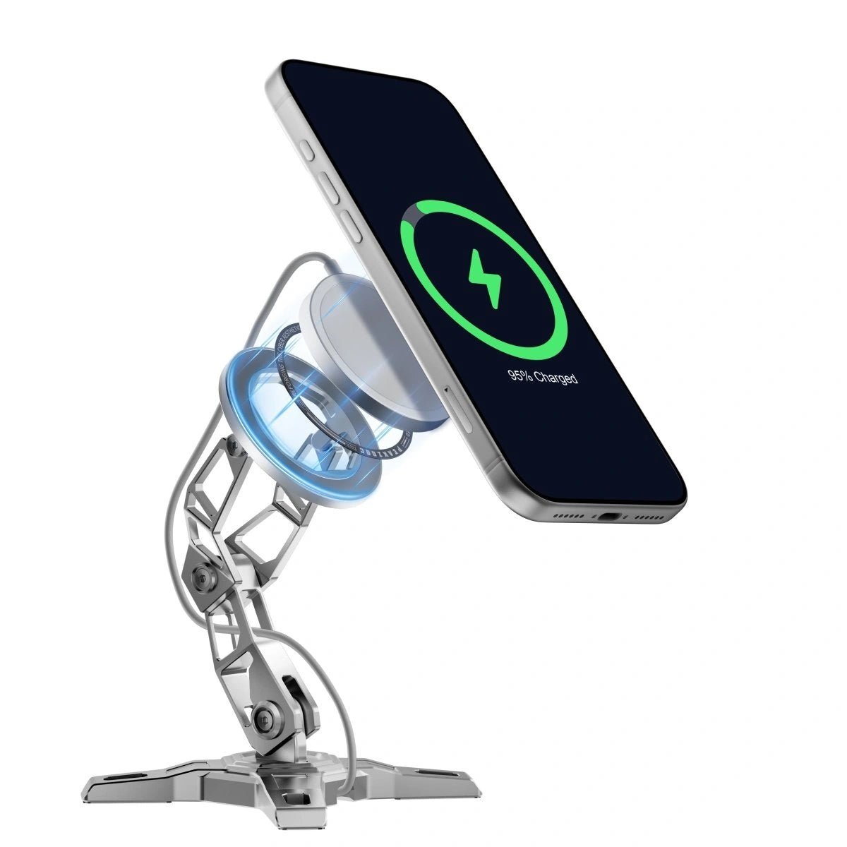 Peakzooc MagSafe Phone Stand - CNC Aluminum Holder Adjustable Arm StandPinkPEAKZOOC