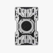 Peakzooc Mech Guard Metal Wallet RFID Blocking Aluminum EDC Wallet WalletBlackPEAKZOOC