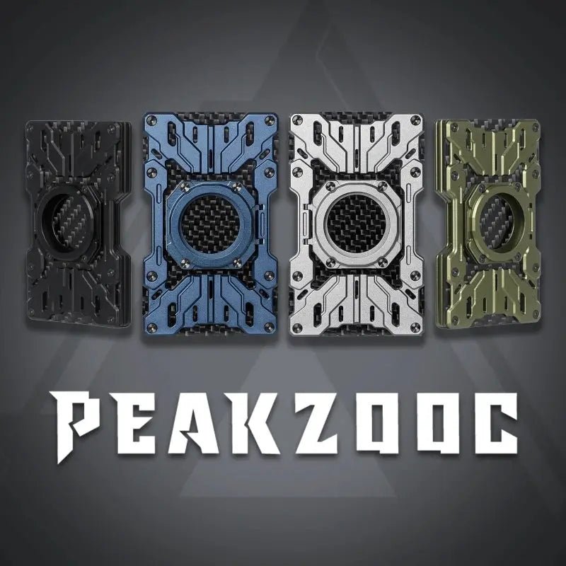 Peakzooc Mech Guard Metal Wallet RFID Blocking Aluminum EDC Wallet WalletGreenPEAKZOOC