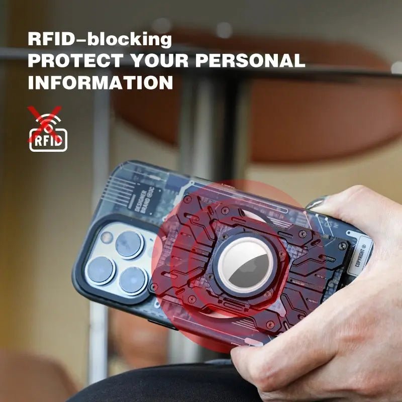 Peakzooc Mech Guard Metal Wallet RFID Blocking Aluminum EDC Wallet WalletGreenPEAKZOOC