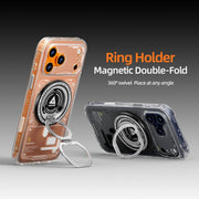 Peakzooc ZO - 01 360° Dual - Fold MagSafe Stand | Dual - Ring StandPEAKZOOC