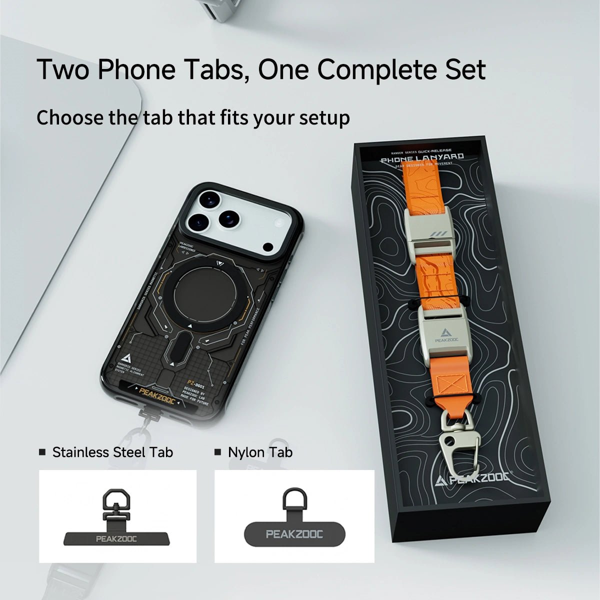 RANGER SERIES Quick-Release Phone Lanyard – 2-in-1 Long & Wrist Strap_product_vendor#