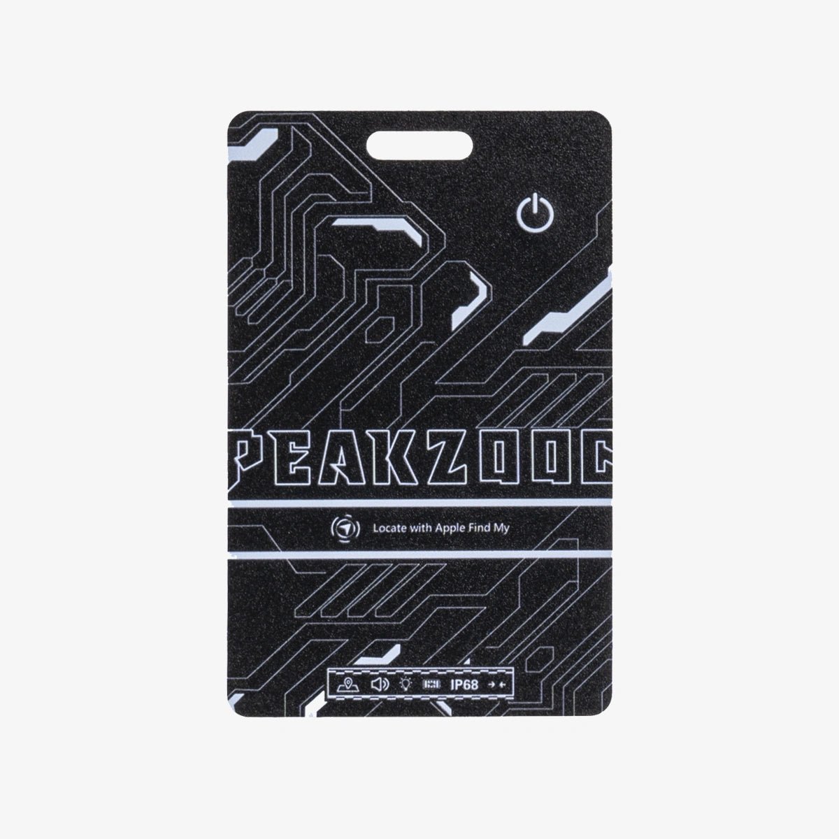 SlimTag Ultra - Thin Tracking Card Tracking cardLong BlackPEAKZOOC