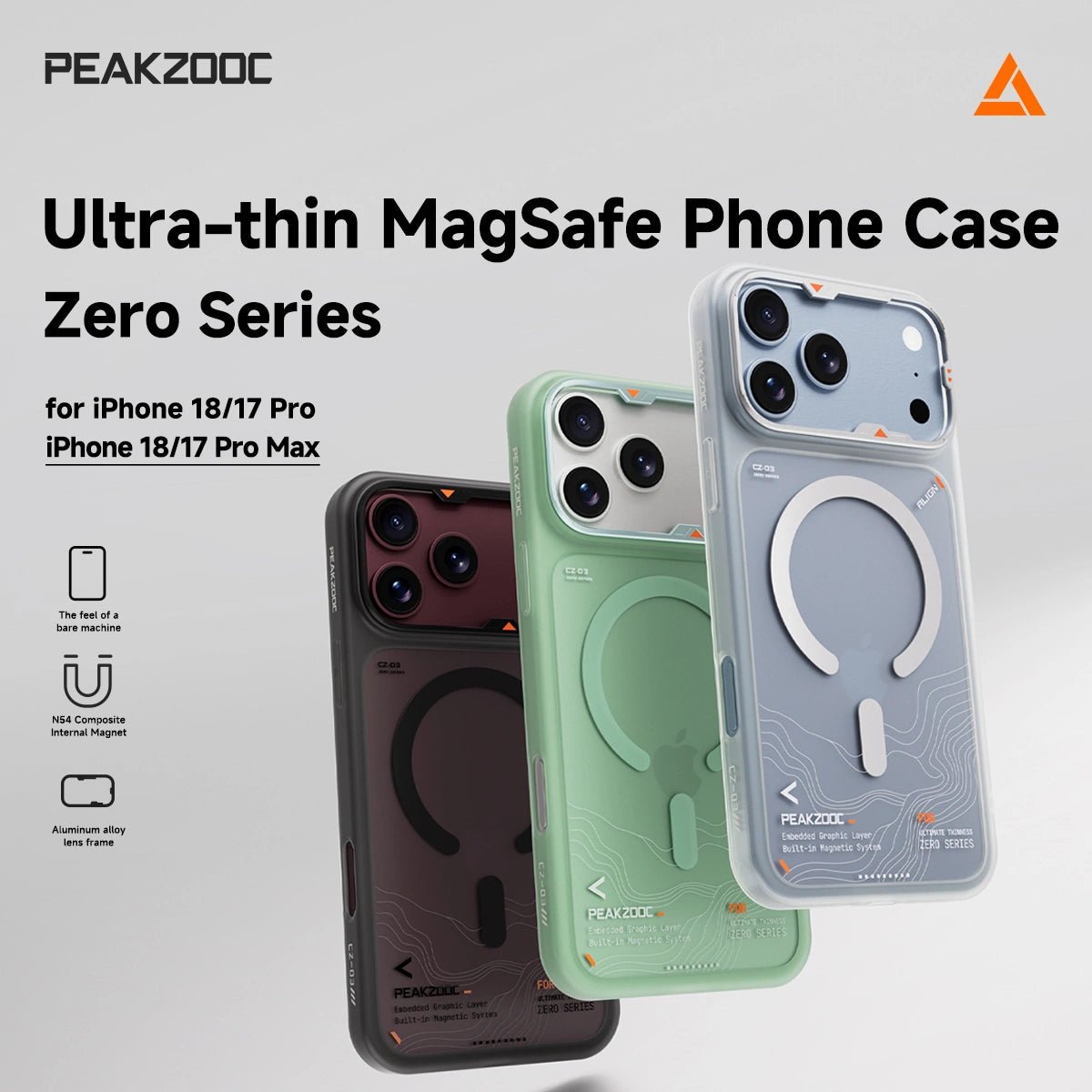 Zero Series Ultra-thin MagSafe Phone Case for iPhone 17 & 18 Pro Max_product_vendor