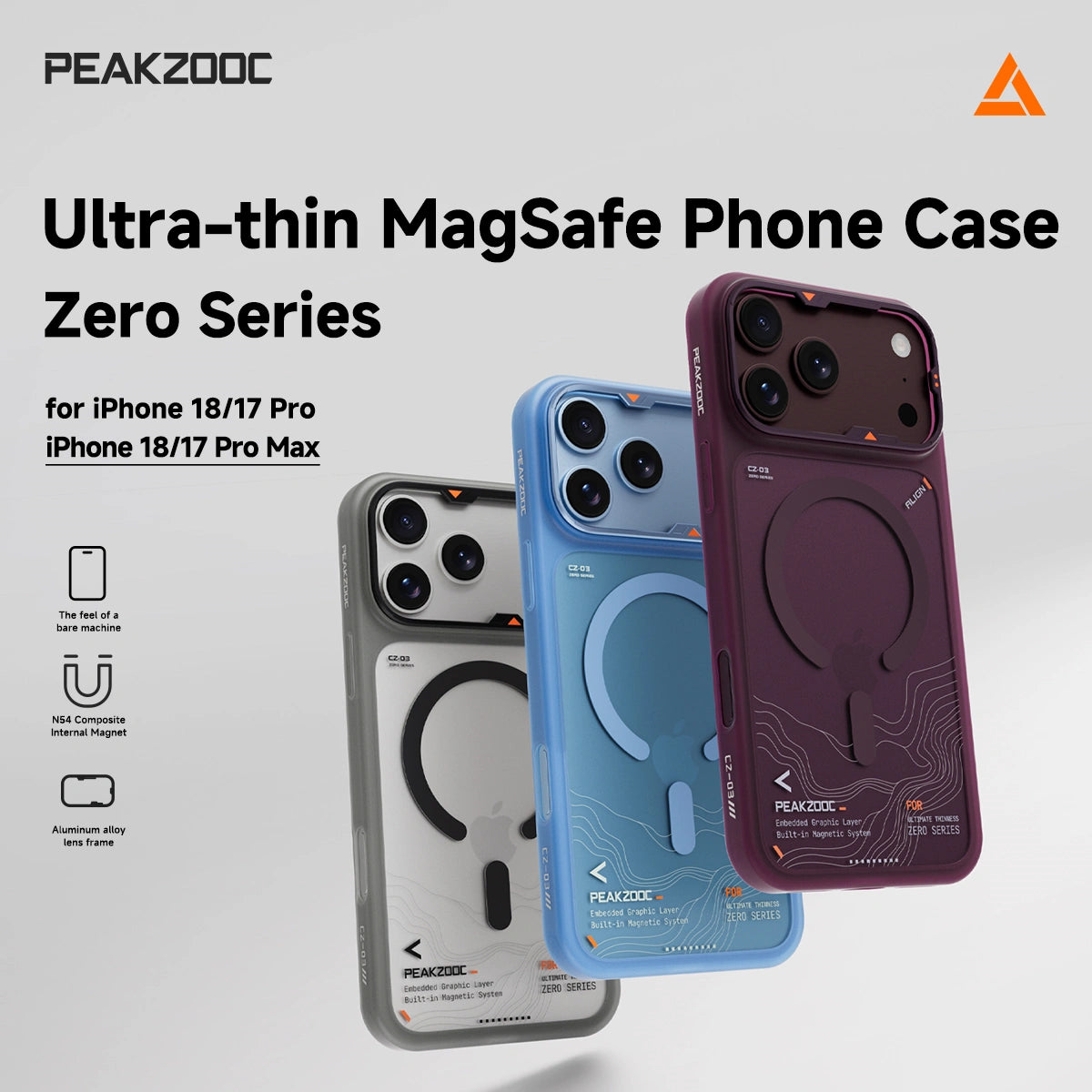 Zero Series Ultra-thin MagSafe Phone Case for iPhone 17 & 18 Pro Max_product_vendor